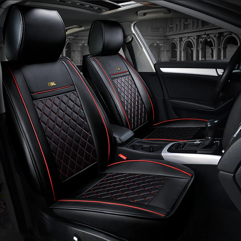 

( Front + Rear ) Luxury Leather car seat covers For Subaru forester Outback Tribeca heritage xv auto accessories car styling