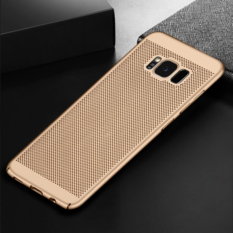 Чехол для samsung Galaxy S10 Plus S8 S9 Plus S6 S7 Edge S10e S10 Plus тонкий теплоотвод дышащий охлаждающий жесткий чехол из поликарбоната