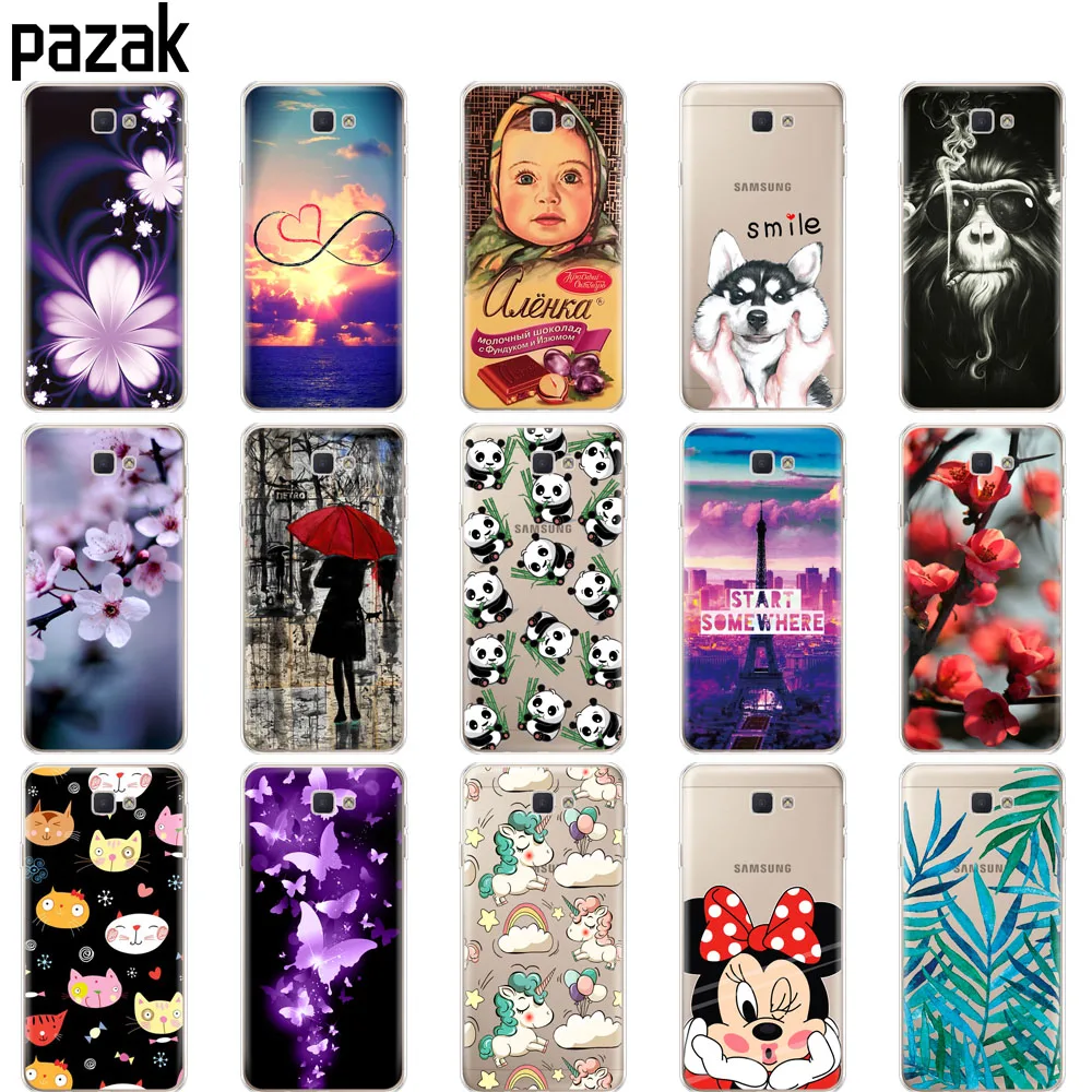 

silicone Case FOR Samsung Galaxy J7 Prime SM G6100 G610F G610M Cover FOR Samsung J7 Prime On7 2016 Phone Case printing coque