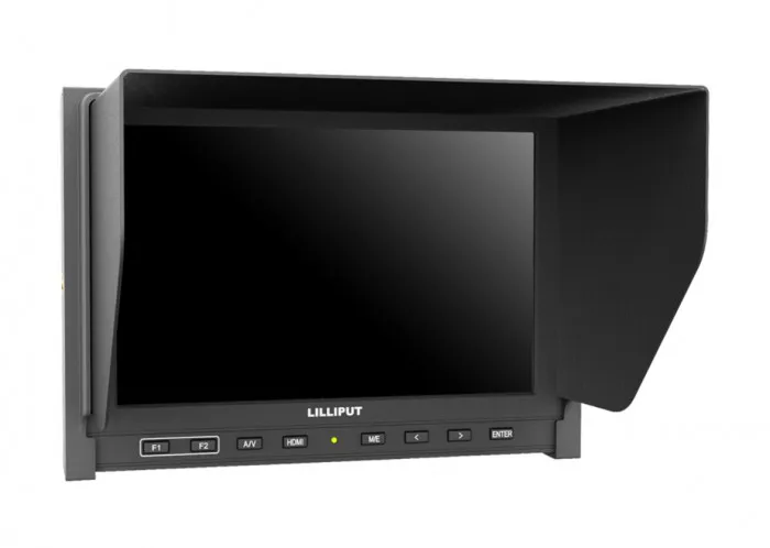 Новый ЖК-монитор LILLIPUT 339 7in ips 1280*800 камера-Топ ЖК-монитор с встроенным аккумулятором HDMI и AV вход для камеры