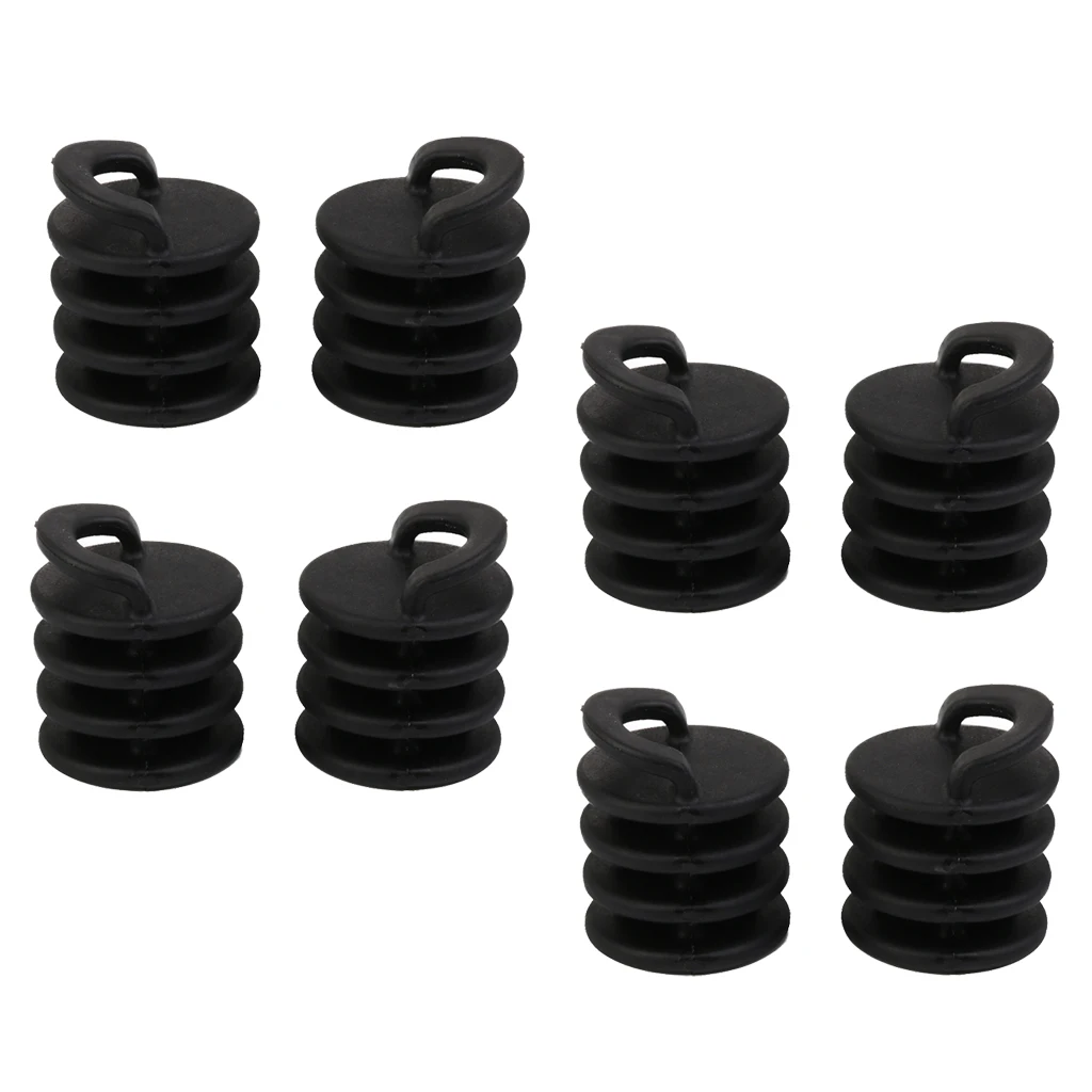 8pcs Small Kayak Scupper Stopper Sit On Top Bungs Drain Holes Plugs 31mm Rowing Boats Parts 