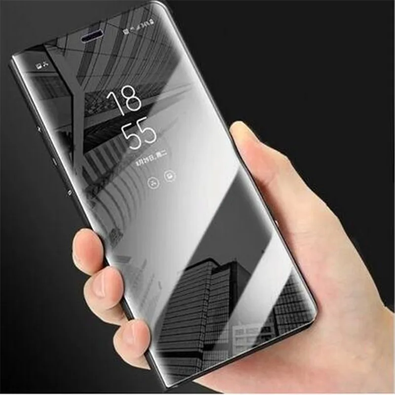 

Smart Leather Flip Stand Mirror Case For Xiaomi Pocophone F1 PU Leather Back Cover for Xiaomi Pocophone F1 Poco F1 6.18'' Fundas