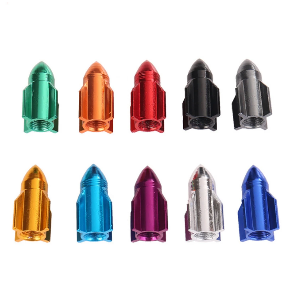 

4Pcs Creative Rocket Design Air Cover Wheels Valve Caps Car-styling for Audi A1 A3 A4 A5 A6 A7 Q3 Q5 Q7 RS3 RS5 Volkswagen Golf