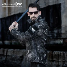 Eebow тактическая Водонепроницаемая флисовая походная куртка Мужская Уличная охотничья Спортивная армейская спецназ Военная тренировочная верхняя одежда пальто