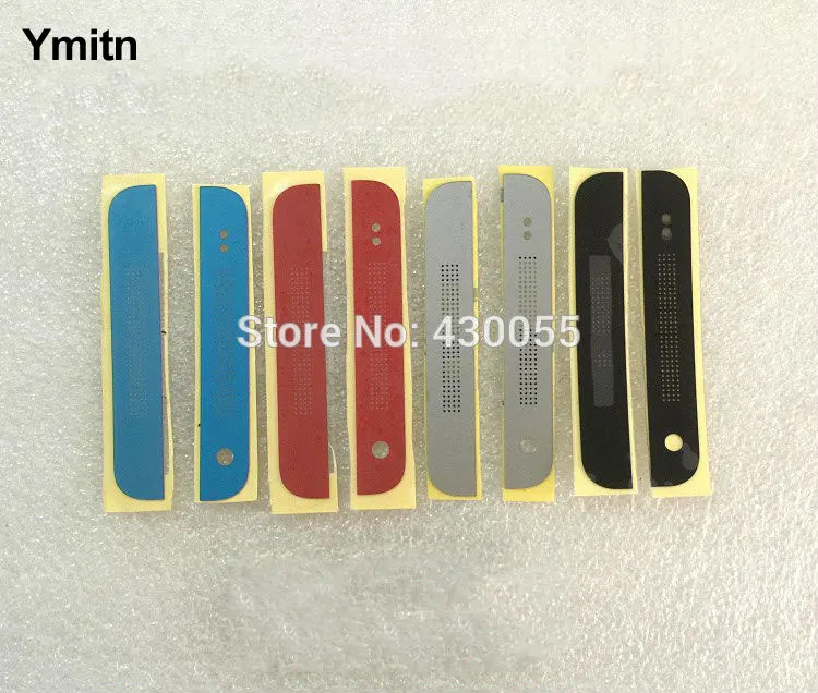 

Red/Silver/Black/Blue Ymitn New Housing For HTC One Mini M4 601e Front Camera Top & Bottom Cap Cover Case With Adhesive