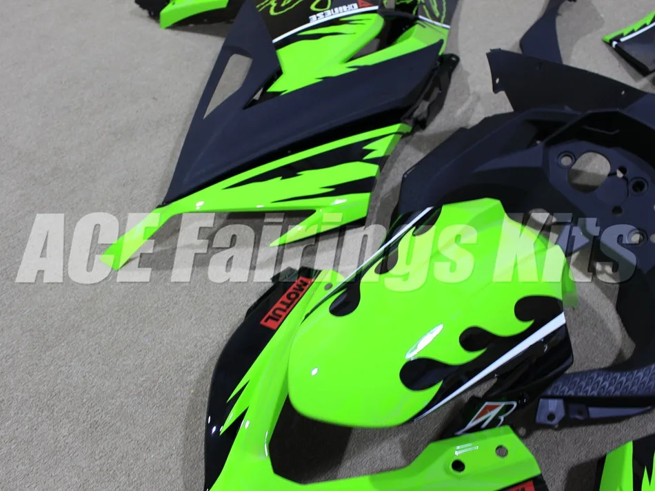 Инжекционный обтекатель антиблокировочной системы комплект подходит для kawasaki EX300 2013 Ninja300 13 14 15 EX 300 комплект кузова холодный зеленый черный