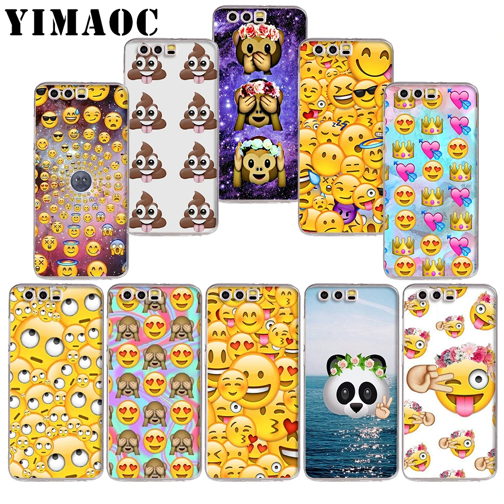 

YIMAOC 181z Funny Monkey Emoji Soft TPU Case for Huawei Honor 10 9 lite 7A Pro 7C 7X 8X Nove 3 3i