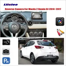 Liislee For Mazda 2 Demio DJ 2014~2017 Car Reverse Rear View Camera / Connect The Original Factory Screen / RCA Adapter