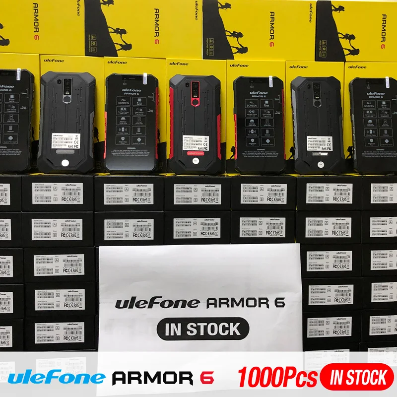 Мобильный телефон Ulefone Armor 6 влагозащита IP68 на базе Android 8.1 восьмиядерный процессор