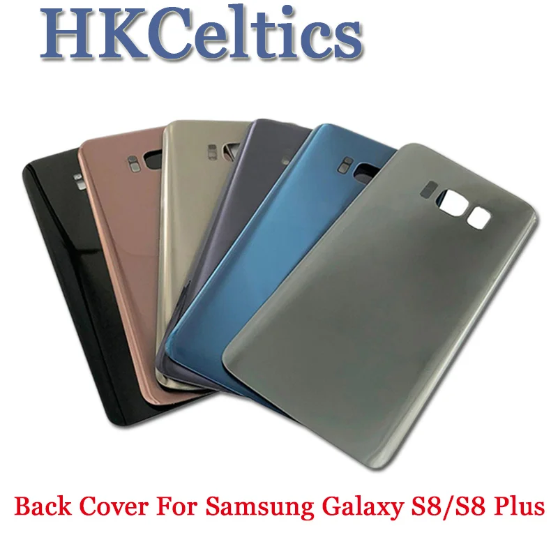 

Battery cover door For Samsung S8 G950F Back Glass Battery Cover Housing For Samsung S8 Plus S8+ G955F Back Cover Cases
