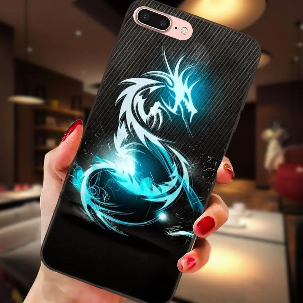 Популярный чехол для Apple iPhone 4 4s 5 5S SE 6 S 7 8 Plus X XS Max XR God чудовище Дракон