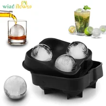 Цветок ветра 1 шт. коктейль виски четыре отверстия силиконовая форма для льда креативная форма для льда коробка для льда Кухня Бар инструменты для мороженого