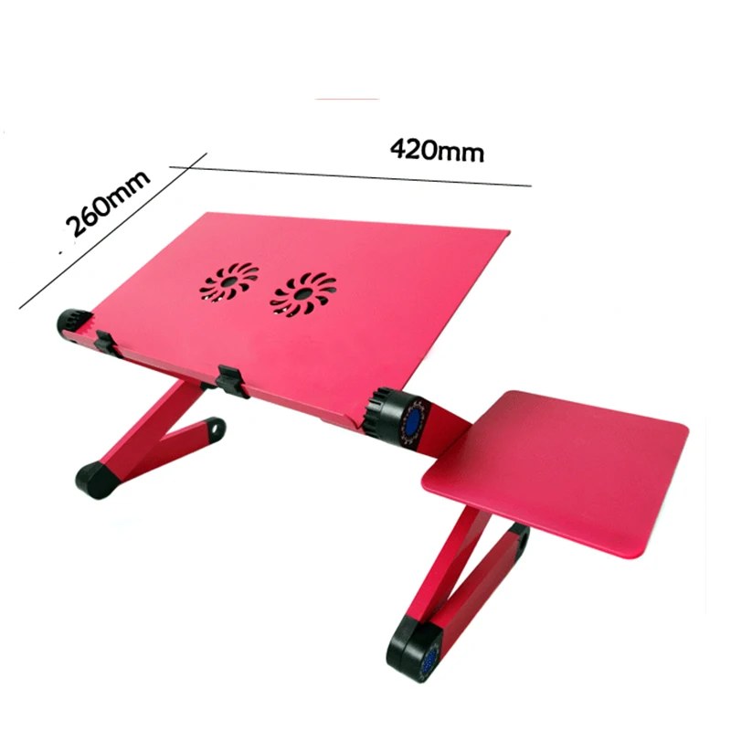 Laptop Desk Holder Portable 360 Folding Laptop Stand Desk Computer Table Cooling with Mouse Pad Notebook Table for Bed Tray (2)