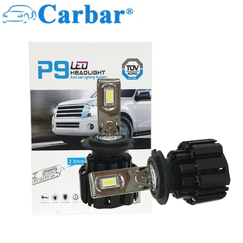 

Carbar# 2Pcs P9-H7 Automotive LED Headlight Bulbs H7 LED Conversion Kit 6000k Cool White (Lifetime Replacement Warranty) H7