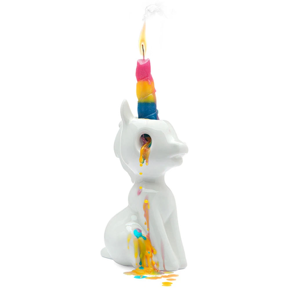 The Crying Unicorn Candle Children Gift Candle 2018 Brand New Rainbow