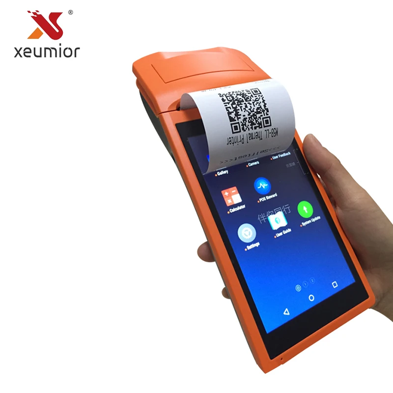 Xeumior SM V1S Android 3g pos система 5 дюймов дисплей Мобильный портативный принтер смарт