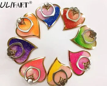 

ULIFART 10PCS/Lot Universal 360 Degree Finger Ring Bling Stand Holder Car Mount Bracket Tablets Stick