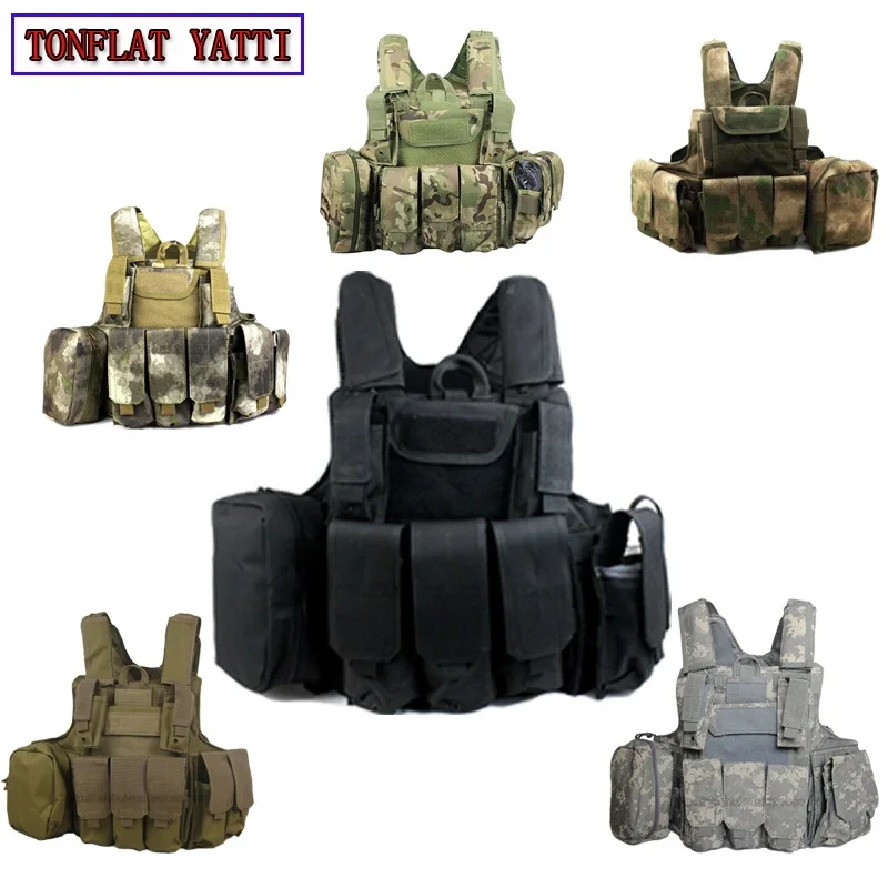 

Airsoft Militar Paintball Tatico Preto Heavy Duty Molle Vest Combat Tactical Gear Vest Hunting Airsoft Paintball Protective Vest