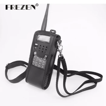 

Extended Leather Soft Case For Baofeng UV-5R(3800 mah) TYT TH-UVF9 TH-F8 TH-UVF9D Walkie Talkie with free shipping
