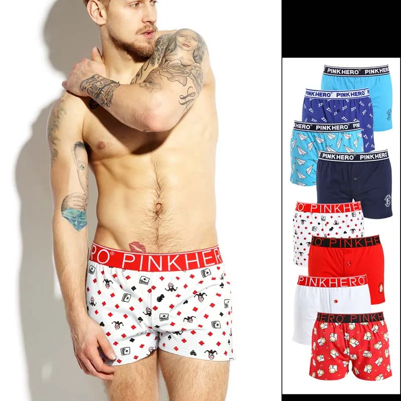 

Underwear Men Cotton Home Sleep Bottoms Shorts Men Casual Homes Family Comfortable Loose Boxers Shorts