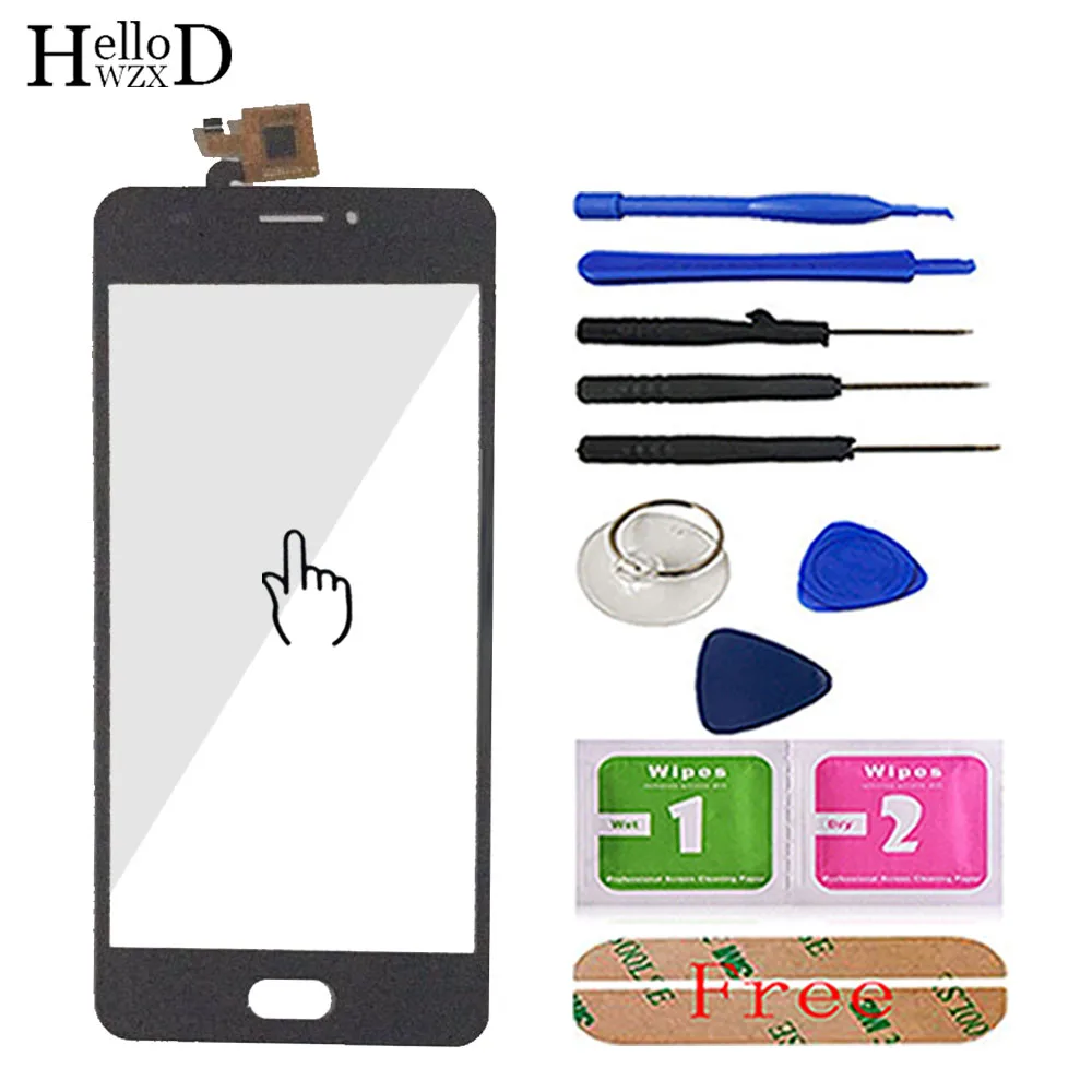 

5.2'' Mobile Phone Touch Screen Glass For Bluboo D2 Touch Screen Glass Digitizer Panel Lens Sensor Tools Adhesive Wipes