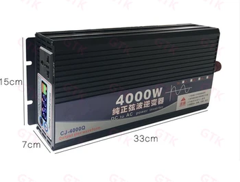 

Solar Inverter Pure Sine Wave Power Inverter DC12V 24V 48V 60V to AC110V 4000W Inverter With Display Screen for motorhome RV EP