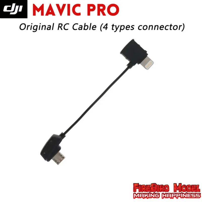 Original DJI Mavic Pro RC Cable Lightning / Standard Micro USB / Type C