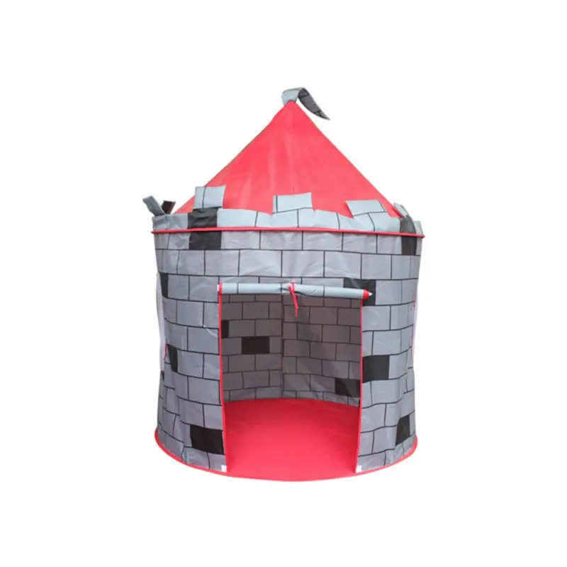 Замок детские игровые палатки Крытый или открытый игрушки Венди дом игровые домики игровые оттенки Горячие - Цвет: 136 Red