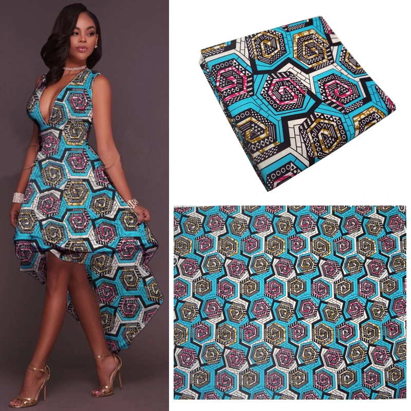 

2017 best qulity ankara african wax prints fabric super wax hollandais style 100% cotton 6yards tissu wax africain