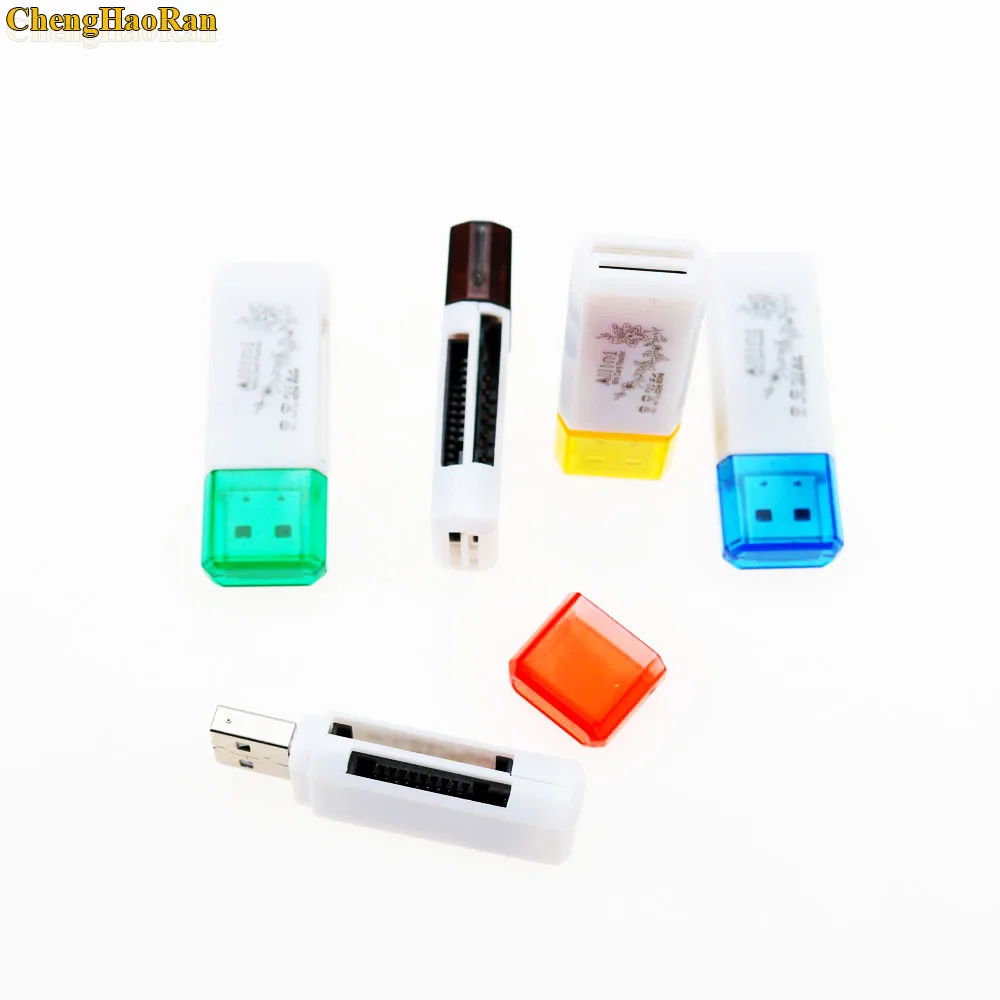 4в1 USB 2 0 Многофункциональный все в 1 MS M2 SDHC TF MMC Micro SD U Flash Card Reader (случайный