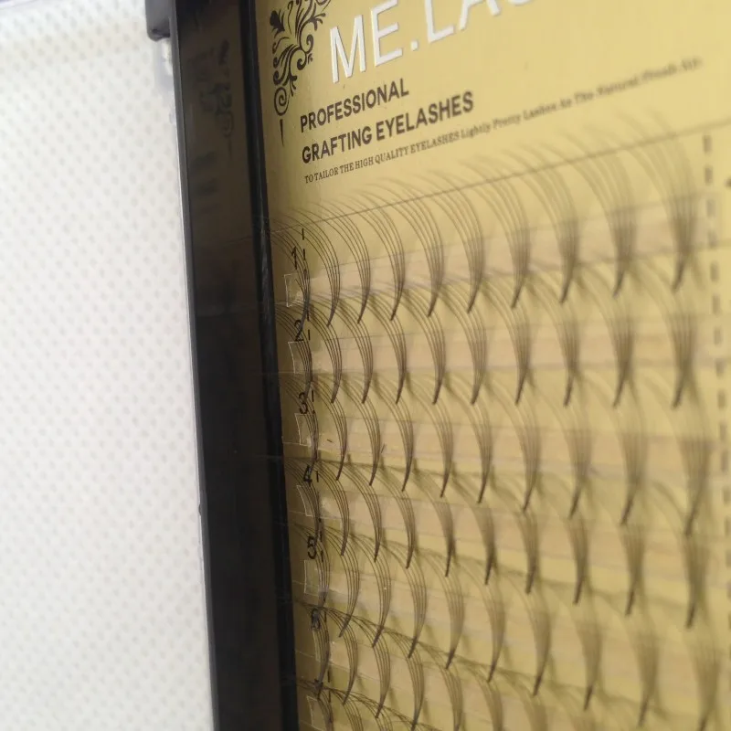 10 Trayslot High Quality clouds hair 5D mink lashes soft hair Individual false eyelash extension Thick Fake Eye lash 9 to 14mm (14)