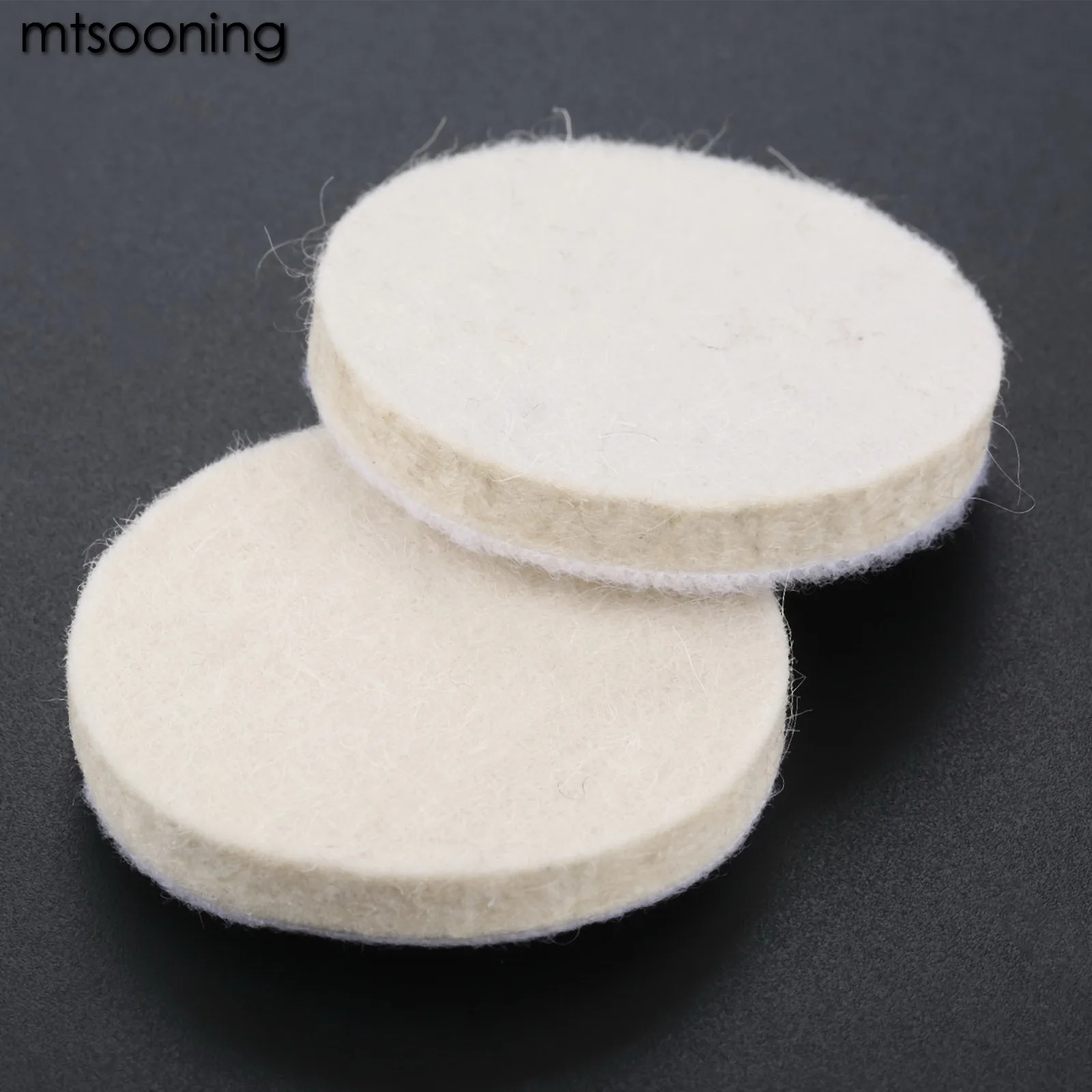 2pcs 2" Inch Polishing Pad Wool Grinding Buffing Polishing Wheel Disk Sheets Polish Disc for Drill Dremel Rotary Tool 50mm