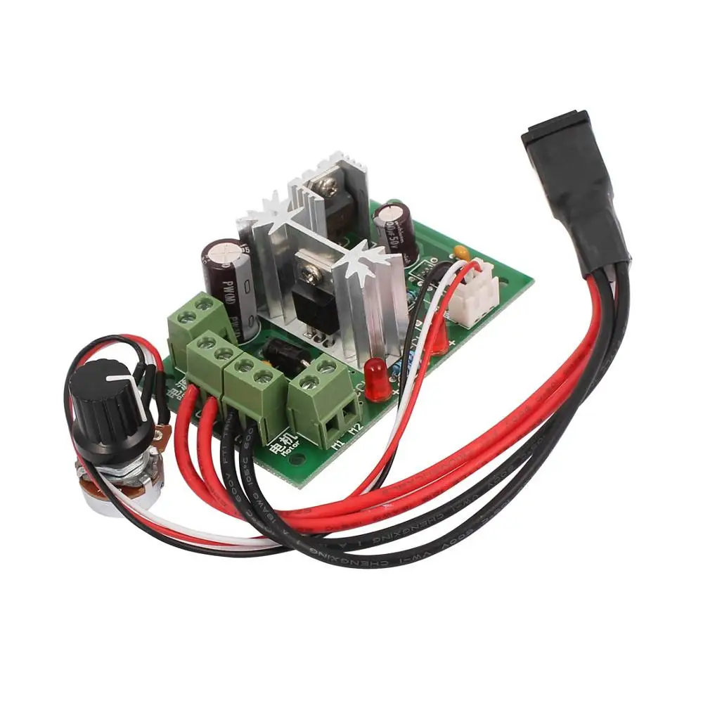 

High Torque 6-30V DC Motor speed Controller Reversible PWM Control Regulator with Forward / Reverse Switch