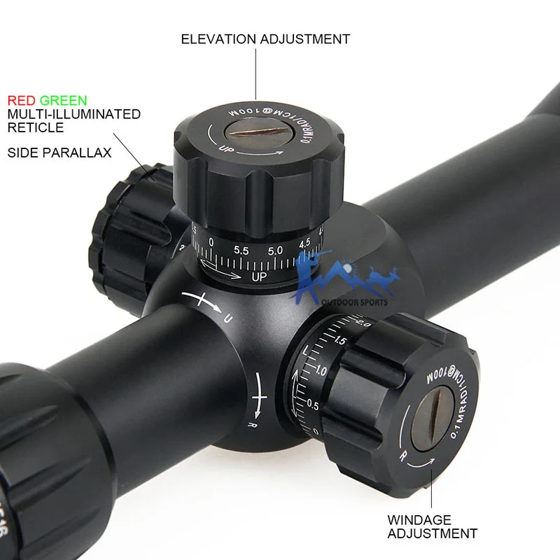 Canis Latrans горячая Распродажа 4 16X50SFIRF винтовка для наружного охотничьего OS1 0281|rifle