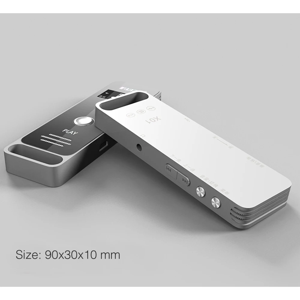 Newest Original RUIZU X01 Sport Mini Portable Lossless MP3 Music Player Hidden Digital Audio Voice Recorder Pen 4GB Dictaphone