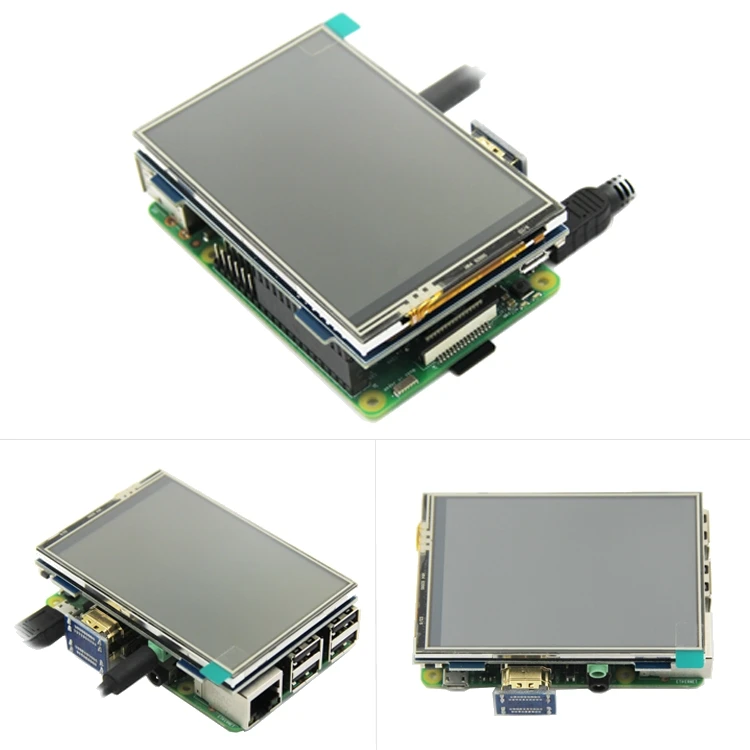 MPI3508 3,5 дюймовый USB сенсорный экран Real HD 1920x1080 ЖК-дисплей для Raspberry Pi 3/2/B+/B/A