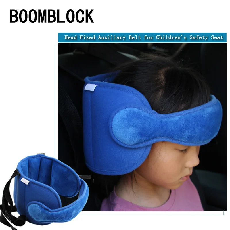  Car Safety Seat Child Head Pillow Baby Sleep Aid Adjustable Fixed Strap for VW Golf 4 7 5 MK4 Mazda