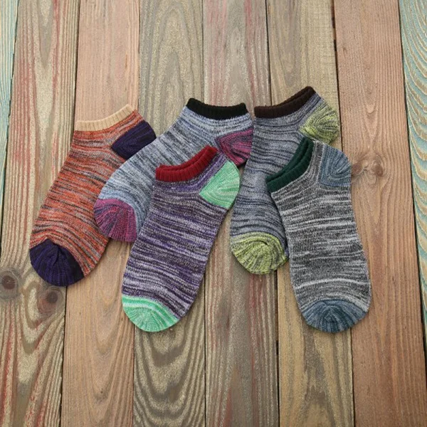 Мужские хлопковые носки в полоску с буквенным принтом, спортивные носки, лето-осень, новые мужские повседневные дышащие мягкие мужские носки в стиле Харадзюку, Meias - Цвет: Patchwork Socks