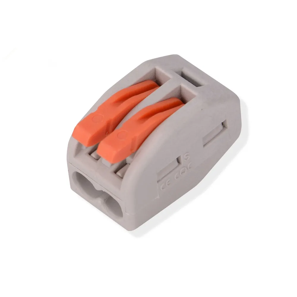 10pcs 2pin Solderless Connector 250V 24A Electrical Wire Terminals