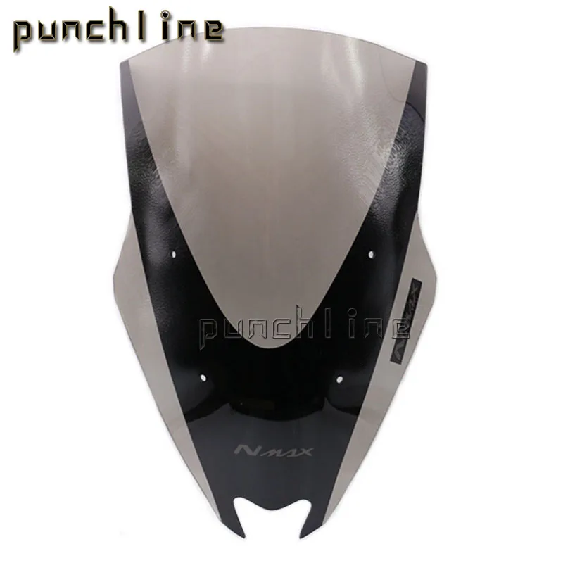 

Motorcycle Windshield scooter Steel solidification WindScreen Wind Deflectors For YAMAHA NMAX 155 N-MAX 155 2015-2018