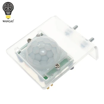 

WAVGAT HC-SR501 Acrylic Bracket IR Pyroelectric Infrared Motion Sensor Detector Module for arduino Diy Kit ( Without HC-SR501 ).