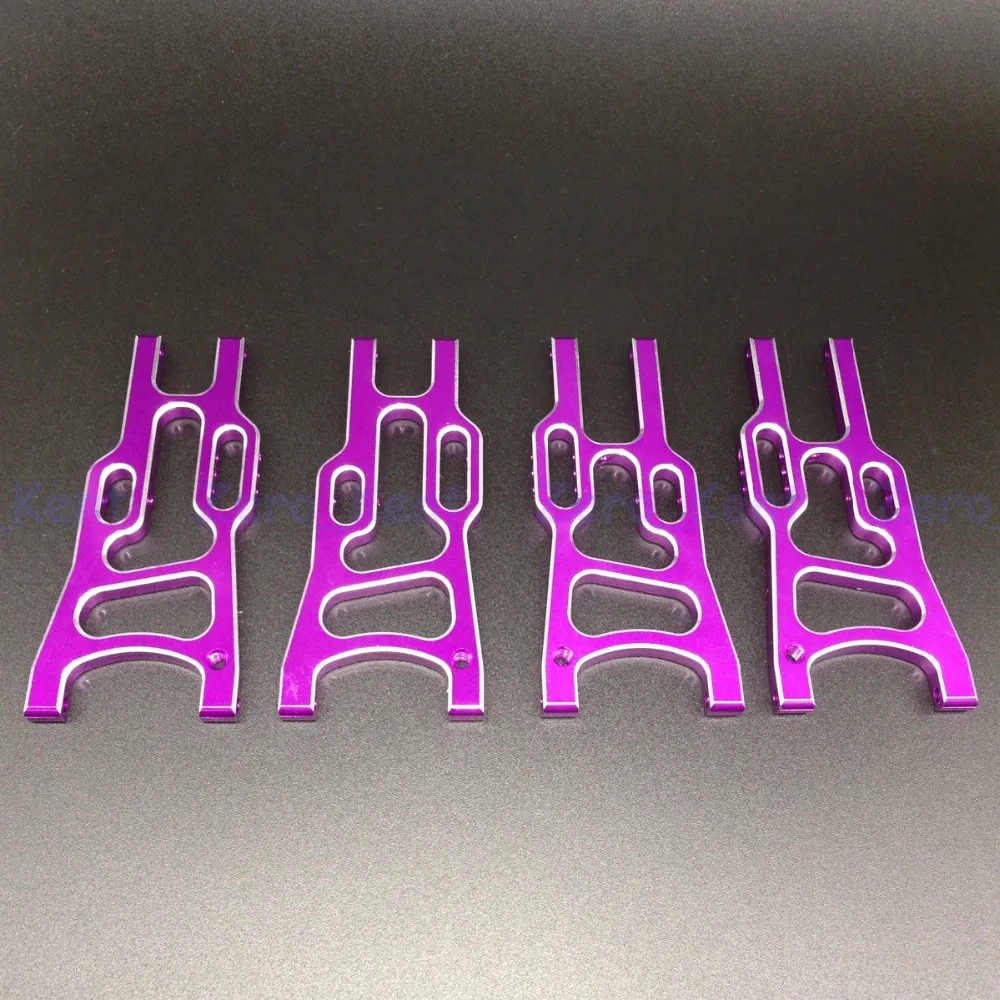 

106019+106021 HSP Aluminum Front+Rear Lower Suspension Arm Upgrade Parts For RC 1/10 Model Car