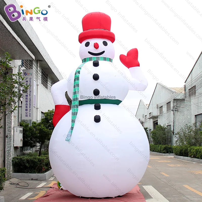 Personalized 16 feet height inflatable big snowman / 5m tall giant ...
