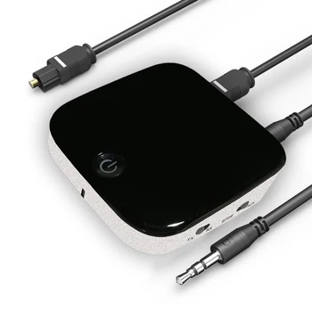 

Bluetooth Transmitter Receiver Wireless Audio Adapter Optical Toslink/SPDIF/3.5mm Stereo Output Support SBC RX ACC r29
