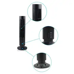 Черный USB Mini Tower Настольный Вентилятор Прохладный охлаждения компьютера Тетрадь офисные 2016 Новинка