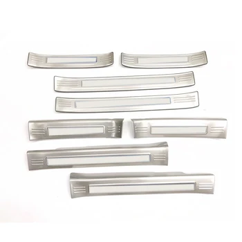 

Car Styling 8PCS Stainless Steel Inner&Outer Door Sill Scuff Plate Threshold Plate Cover Trim For Mazda CX-5 CX5 2017 2018