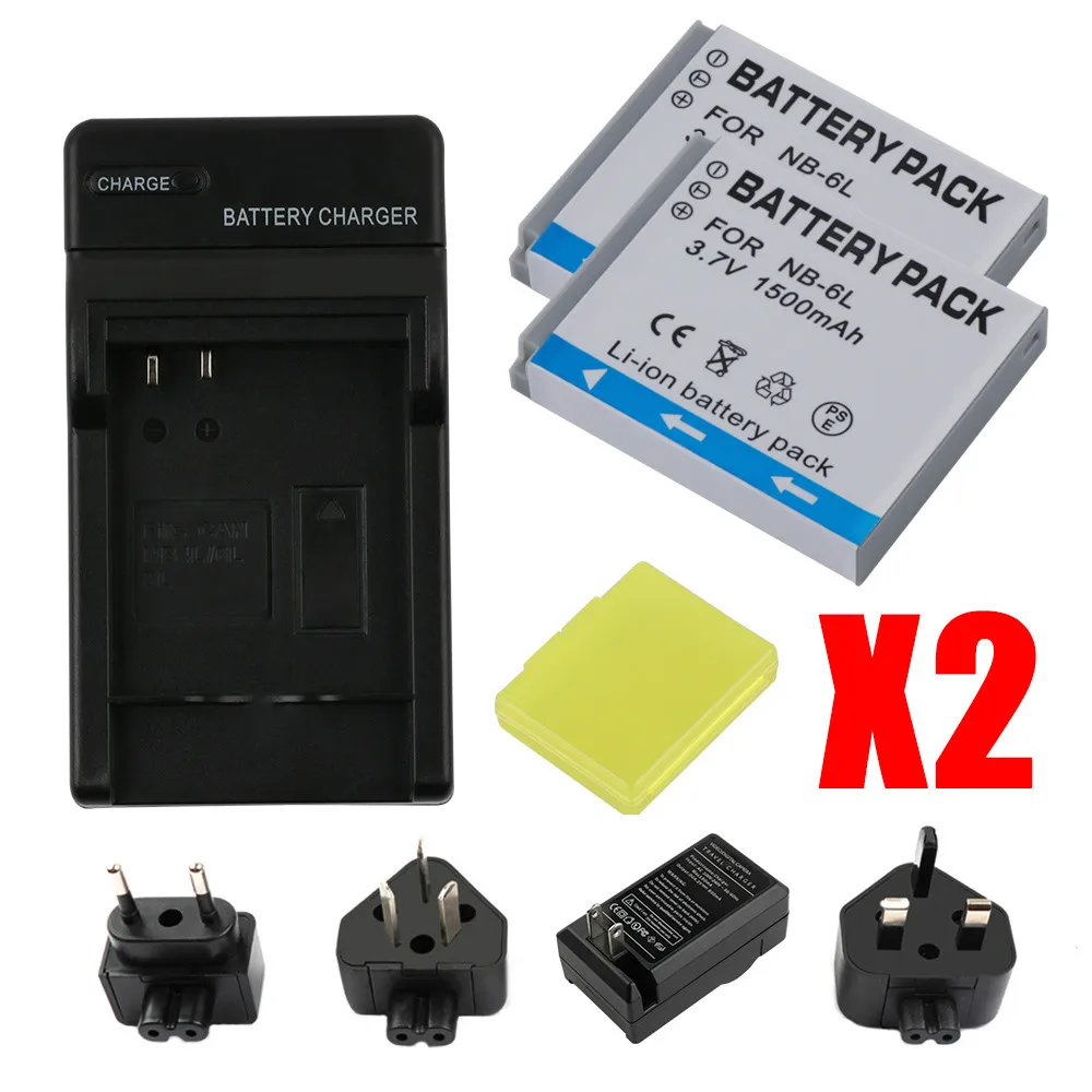 

RP NB-6L NB-6LH NB 6L 6LH NB6L Battery + LCD DUAL Charger for Canon IXUS 85 95 IS SX275 SX280 SX510 PowerShot D10 S90 SD1200 200