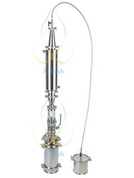 

500 Gram BHO Extractor kit, Closed Loop System. 3" x 18" Jacketed column with recovery tank