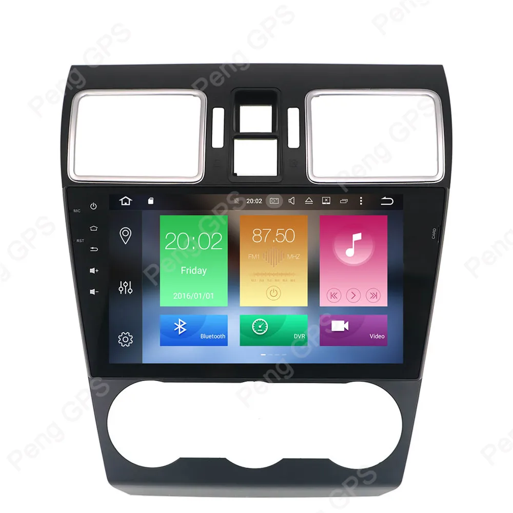 Excellent Octa Core 2 Din Stereo Android 8.0 Car Radio for Subaru Forester 2013 2014 GPS Navigation CD DVD Player FM  Headunit 2