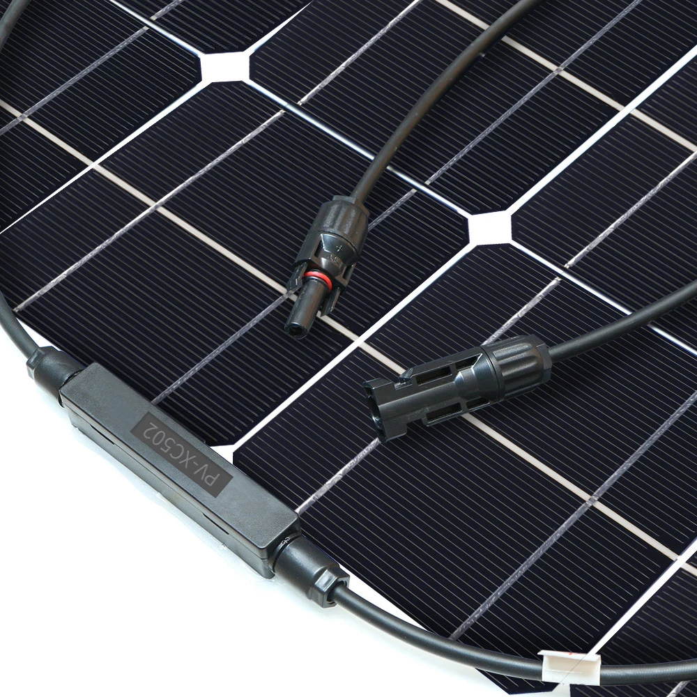 Панели солнечные 200w 12V 24 V, и он имеет высокую эффективность гибкий Панели Солнечные 100 Вт домашние комплекты ночного белья из 2 предметов крепления Системы комплект PV Панель s зарядное устройство